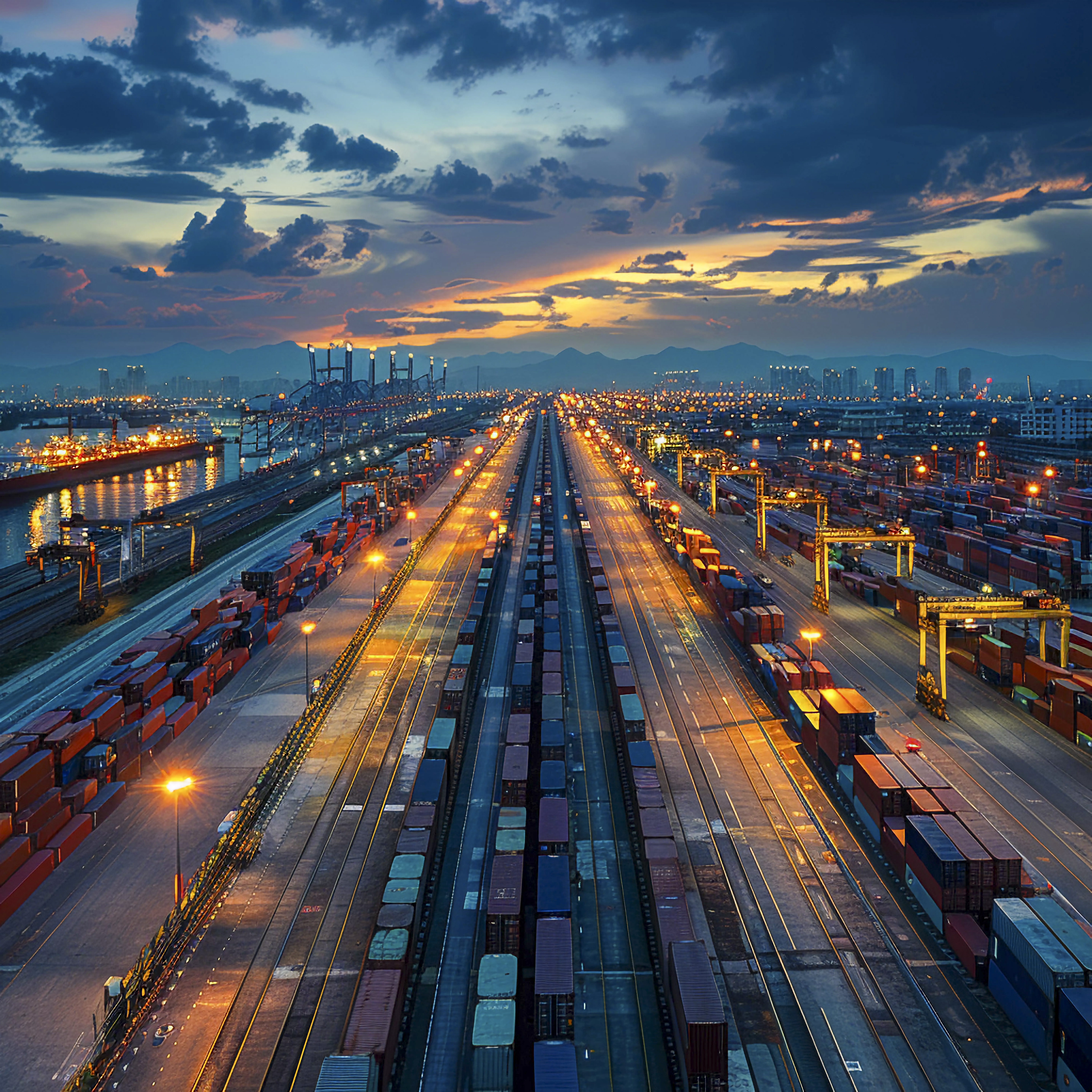 Containers on Port