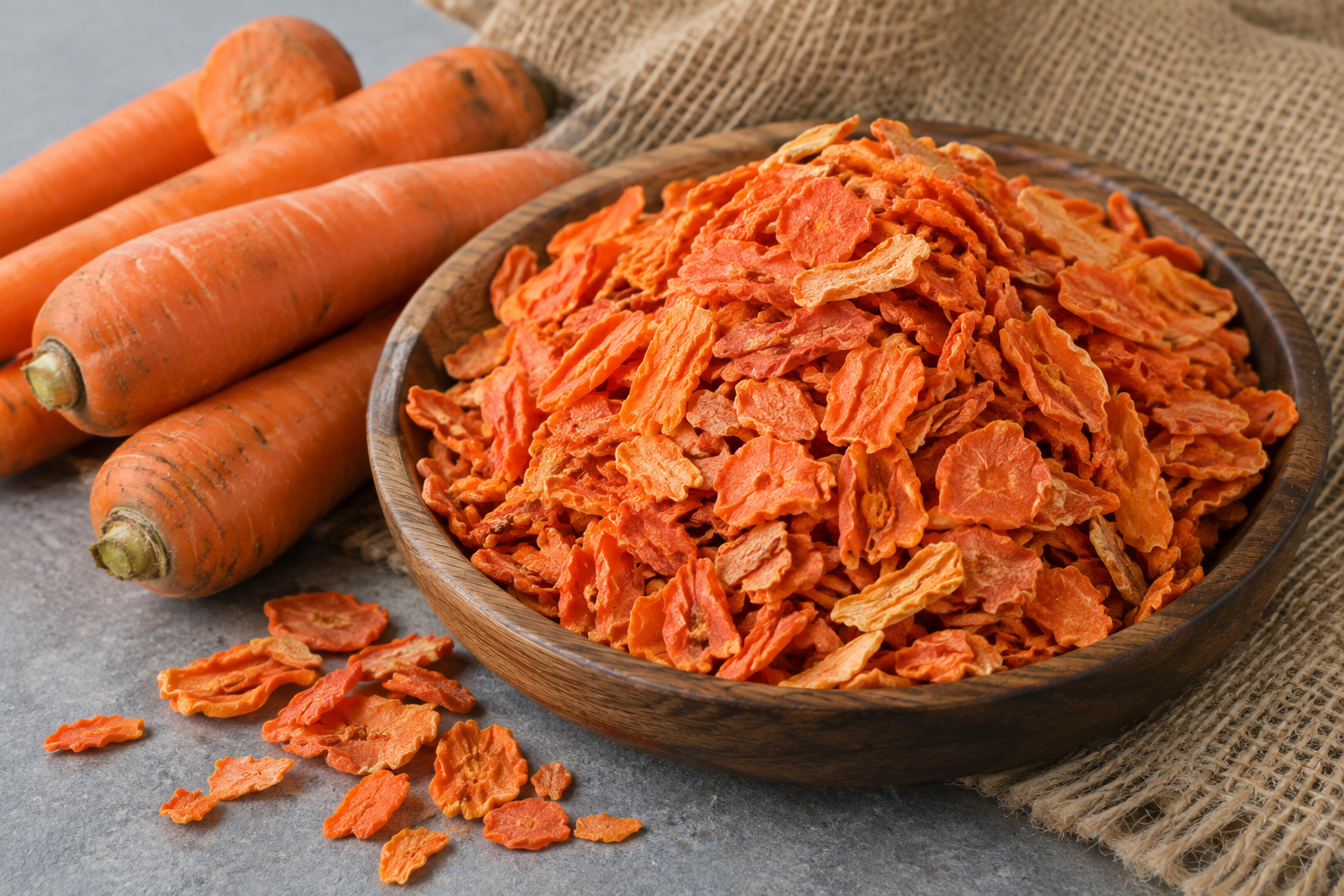 Dehydrated Carrot