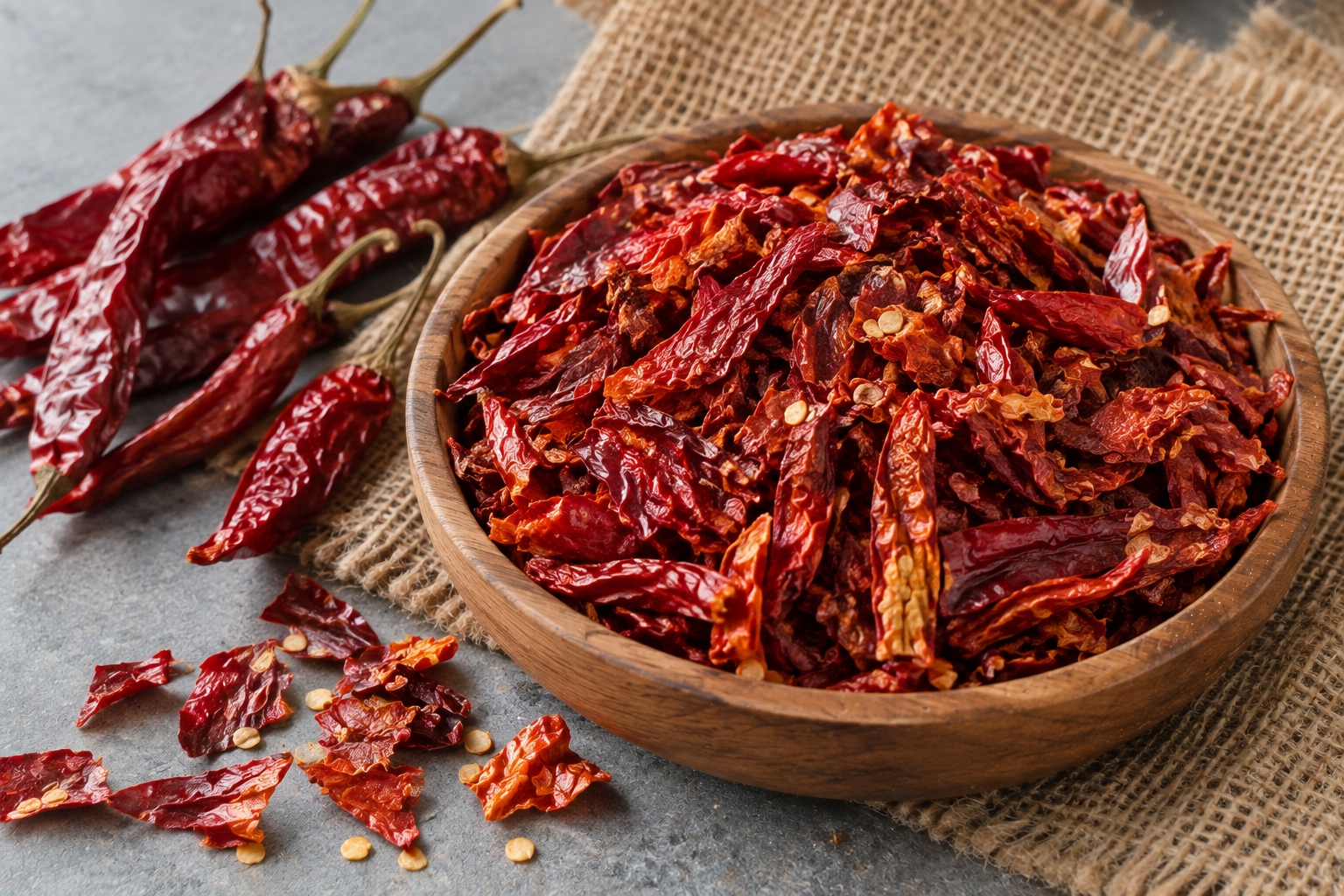 Dehydrated Chilli
