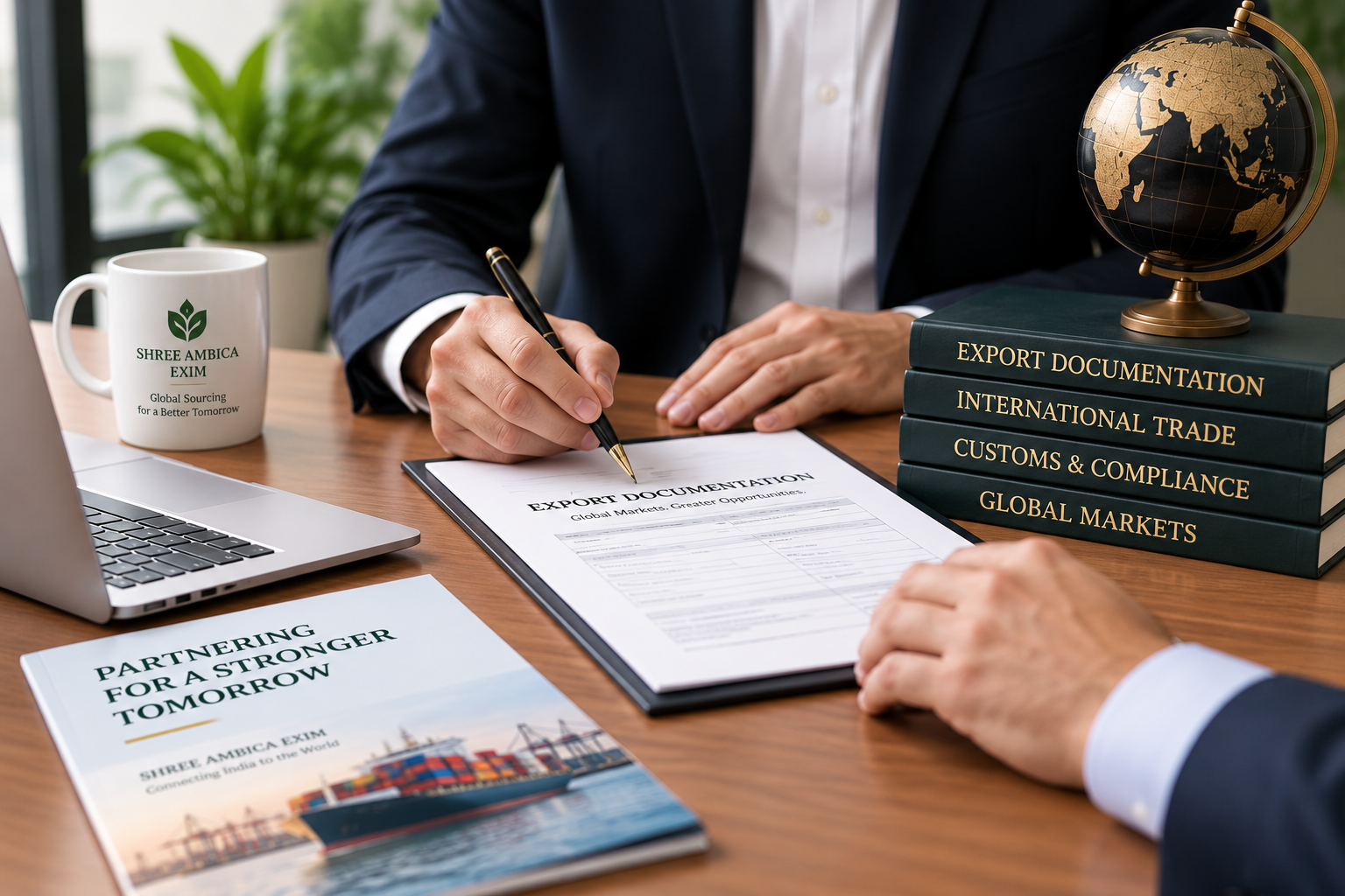 Export documentation and sourcing coordination
