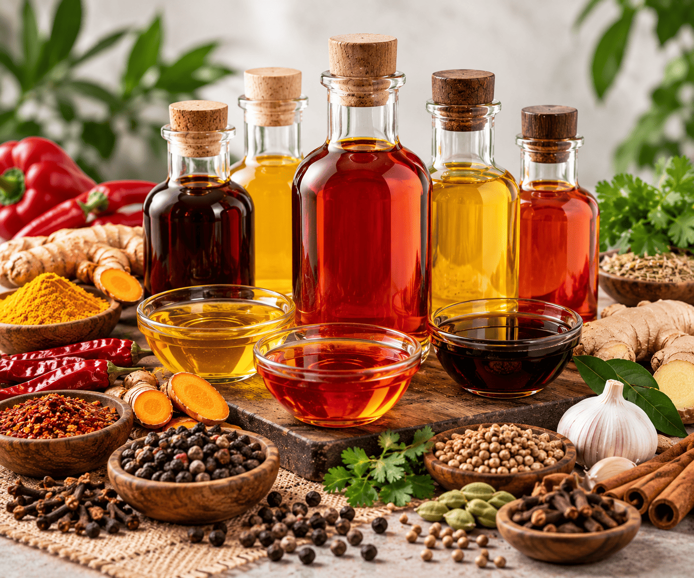 Spice oleoresins and natural extracts